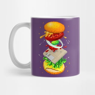 Four-Byte Burger, Transparent Background 2 Mug